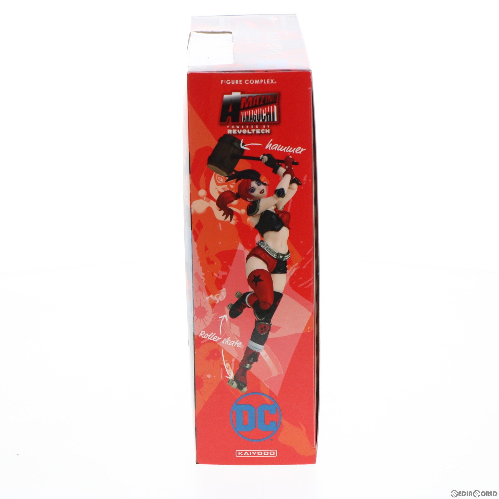 【中古即納】[FIG] フィギュアコンプレックス アメイジングヤマグチ No.015 ハーレイ・クイン DCコミックス 完成品 可動フィギュア 海洋堂/ケンエレファント(20191222)
