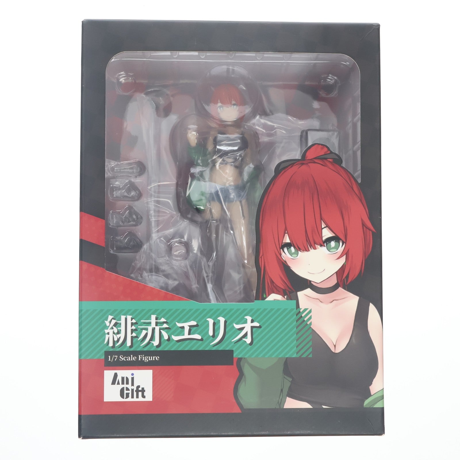 【中古即納】[FIG] あみあみ限定 バーチャルユーチューバー 緋赤エリオ(ひせきえりお) バーチャルYouTuber 1/7 完成品 フィギュア AniGift(アニギフト)(20211230)