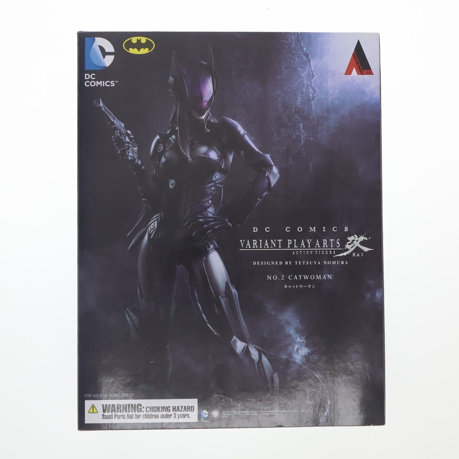 【中古即納】[FIG] DC Comics VARIANT PLAY ARTS改(ヴァリアントプレイアーツ改) DESIGNED BY TETSUYA NOMURA キャットウーマン DCコミックス 完成品 可動フィギュア スクウェア・エニックス(20151106)