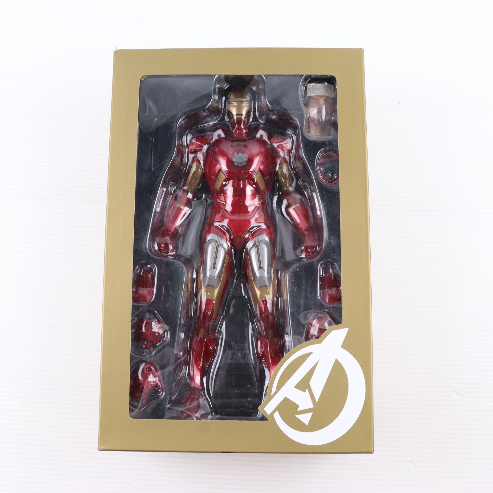 【中古即納】[FIG] ムービー・マスターピース アイアンマン・マーク7 アベンジャーズ 1/6 完成品 可動フィギュア(MM#185) ホットトイズ(20130620)