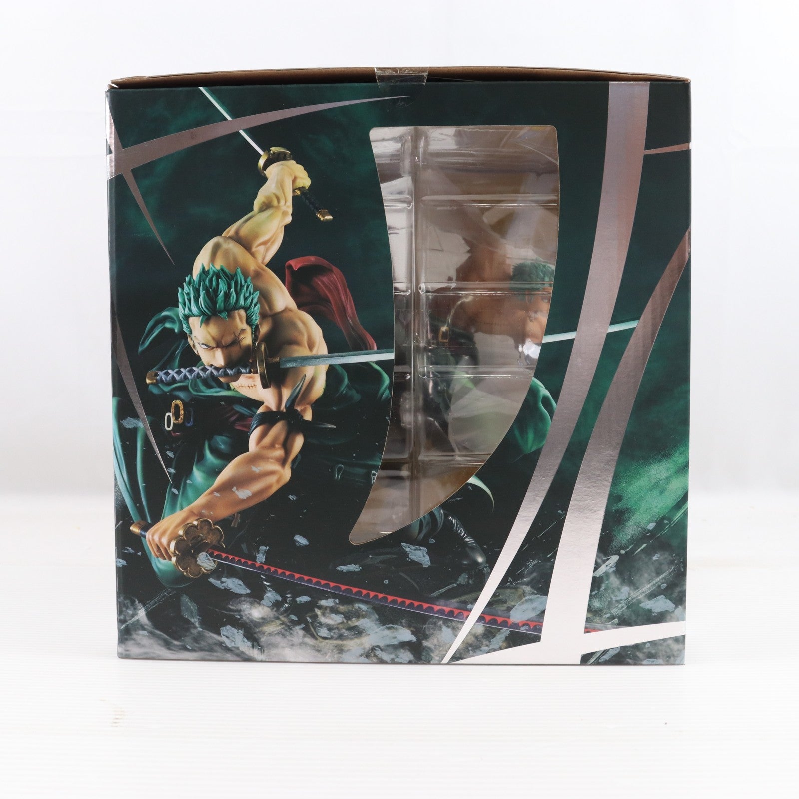 【中古即納】[FIG] Portrait.Of.Pirates P.O.P ワンピース SA-MAXIMUM ロロノア・ゾロ Ver.三・千・世・界!! ONE PIECE 1/8 完成品 フィギュア 一部オンラインショップ&麦わらストア限定 メガハウス(20190531)