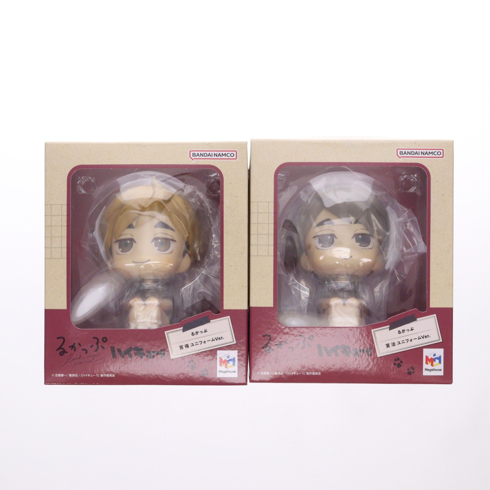 【中古即納】[FIG] プレミアムバンダイ限定特典付属 るかっぷ 宮侑&宮治(みやあつむ&みやおさむ) ユニフォームVer. セット ハイキュー!! 完成品 フィギュア メガトレショップ&プレミアムバンダイ限定 メガハウス(20250319)