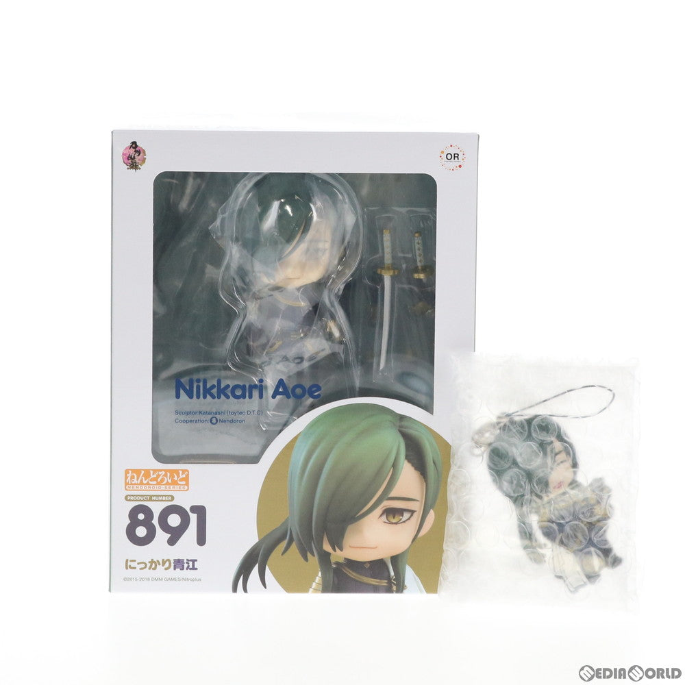 【中古即納】[FIG] GOODSMILE ONLINE SHOP限定特典付属 ねんどろいど 891 にっかり青江(にっかりあおえ) 刀剣乱舞-ONLINE- 完成品 可動フィギュア オランジュ・ルージュ(20180907)