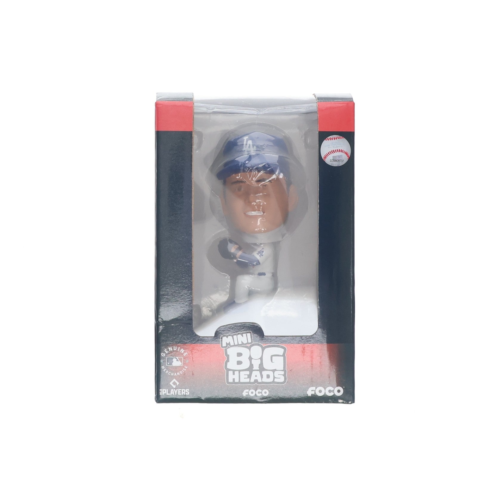 【中古即納】[FIG] MLB×FOCO ドジャース 大谷翔平選手(おおたにしょうへい) ビッグヘッドボブル(4.5インチ/ホーム/投手) 完成品 フィギュア foco(20250711)