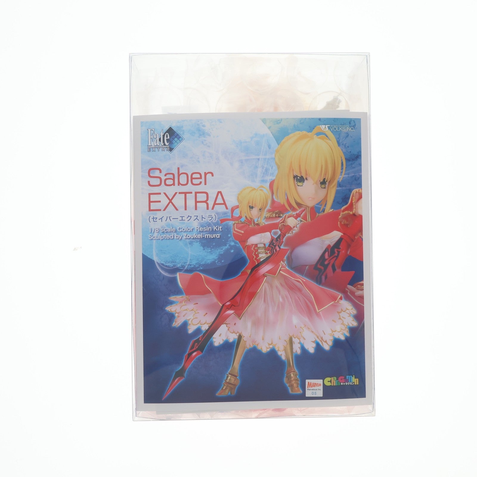 【中古即納】[FIG] キャラグミン セイバーエクストラ Fate/EXTRA(フェイト/エクストラ) 1/8 カラーレジンキャストキット フィギュア ボークスショップ&ホビー天国ウェブ限定 ボークス(20150620)