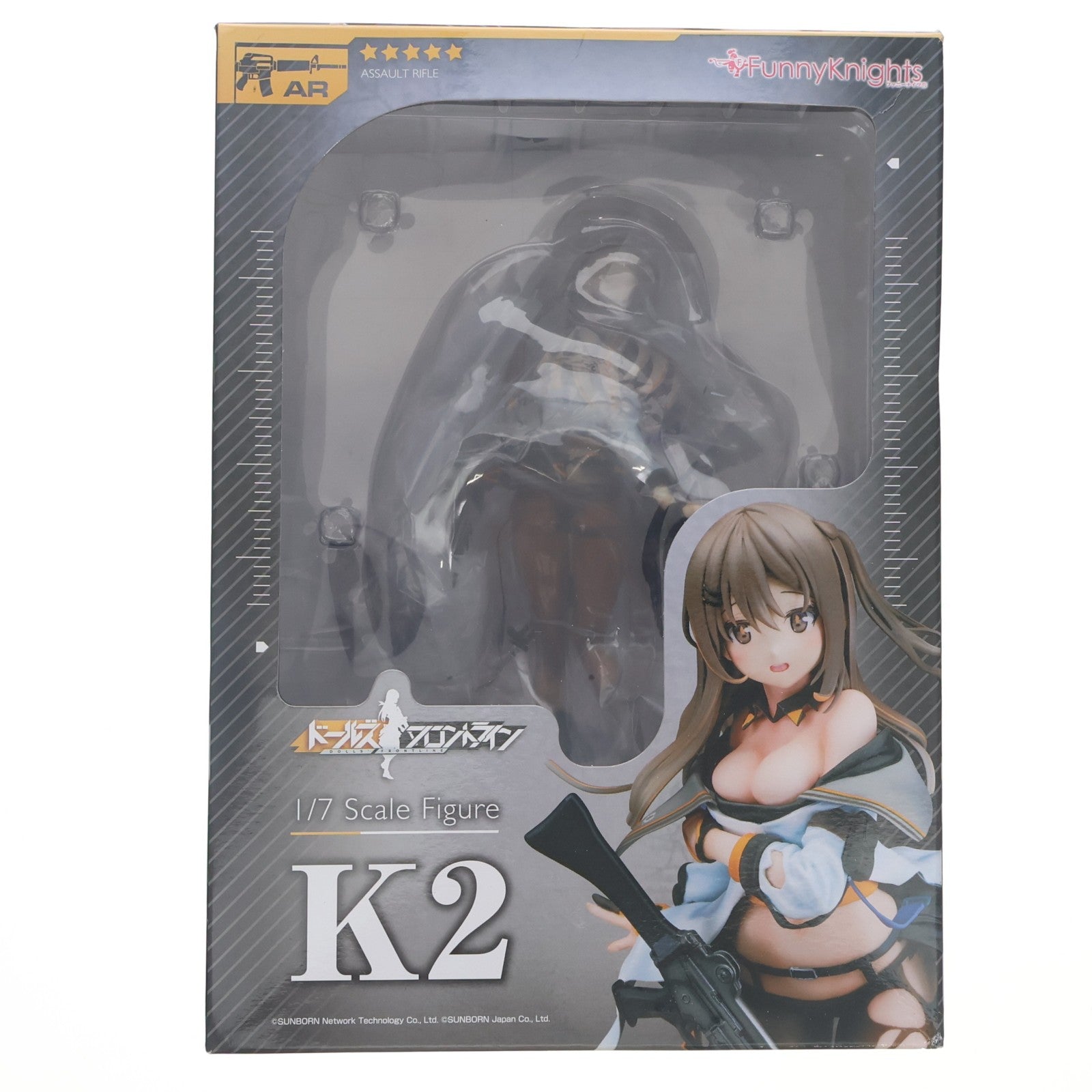 【中古即納】[FIG] K2 ドールズフロントライン 1/7 完成品 フィギュア ファニーナイツ(アオシマ)(20210930)