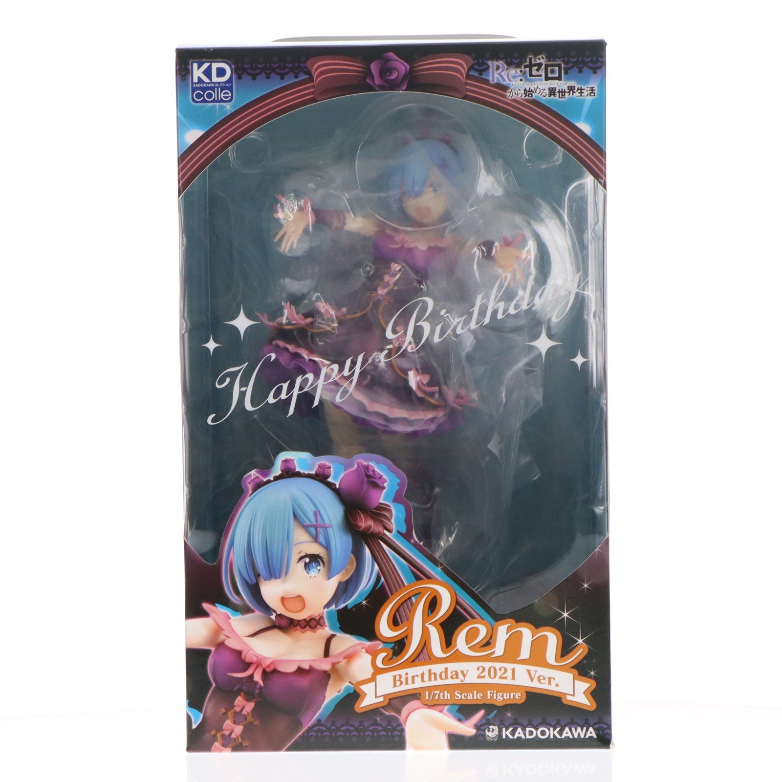 【中古即納】[FIG] KDcolle レム 生誕祭2021 Ver. Re:ゼロから始める異世界生活 1/7 完成品 フィギュア あみあみ&カドカワストア&エビテン&電撃屋限定 KADOKAWA(カドカワ)(20221231)
