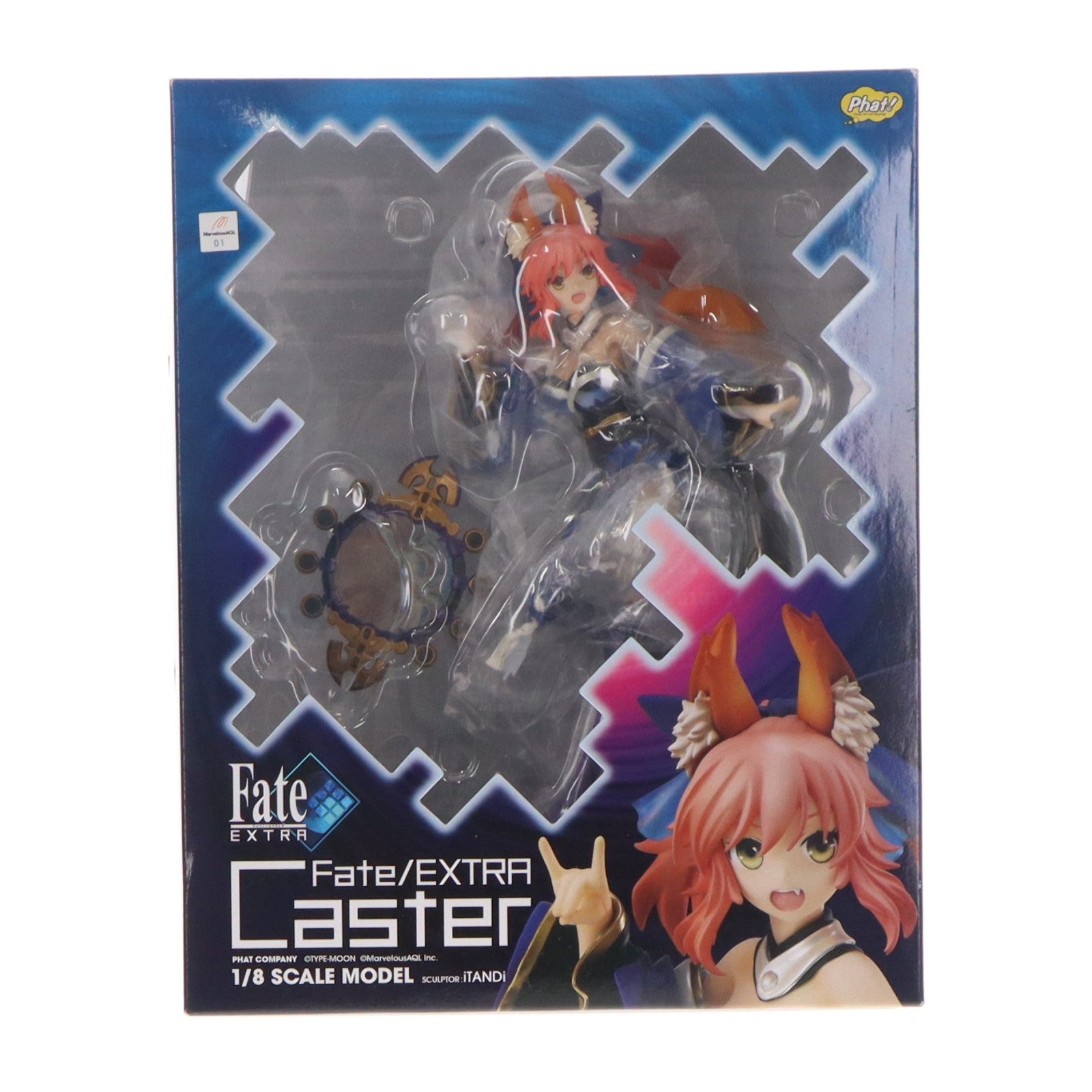 【中古即納】[FIG] キャスター Fate/EXTRA(フェイト/エクストラ) 1/8 完成品 フィギュア Phat!(ファット・カンパニー)(20120929)