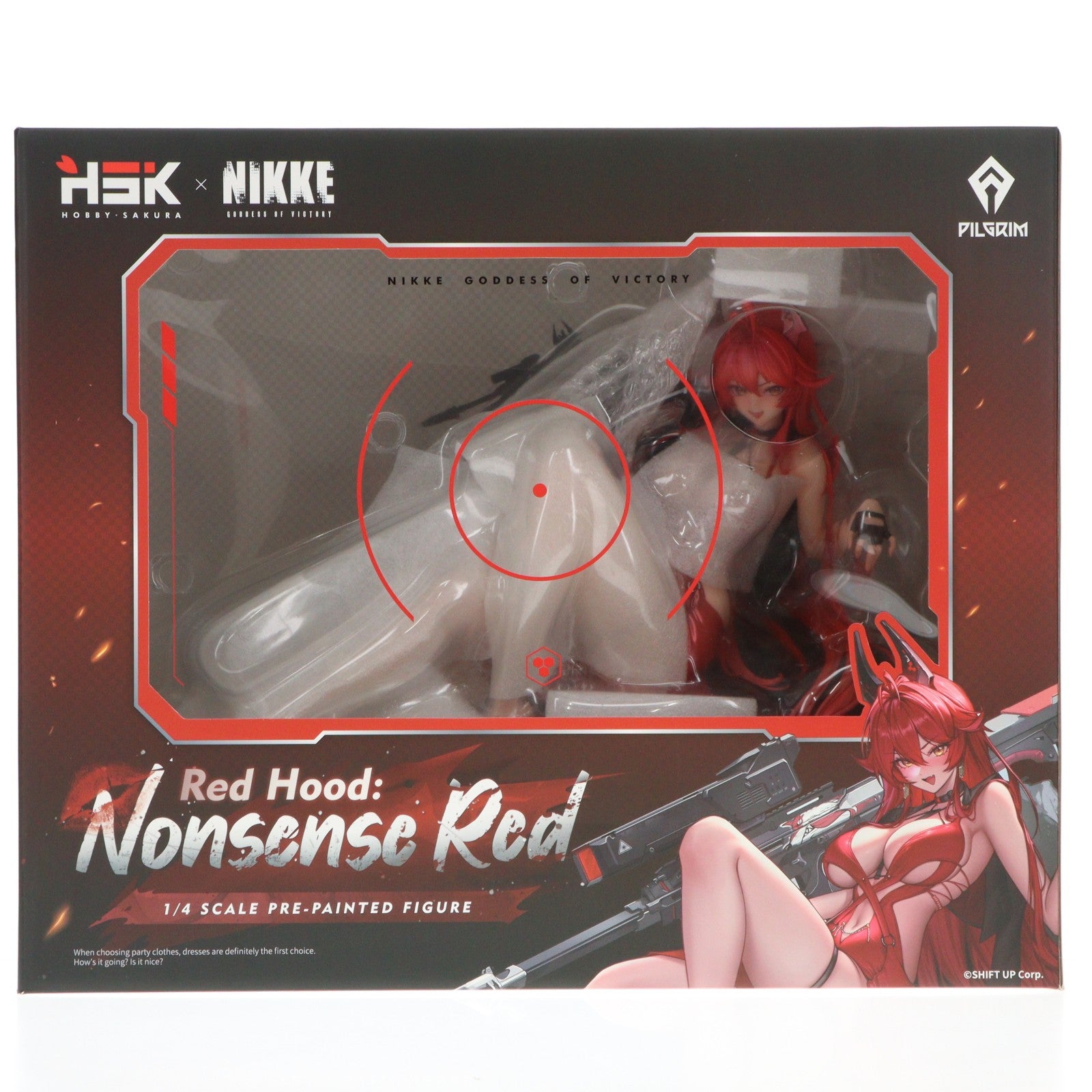 【中古即納】[FIG] レッドフード ナンセンスレッド 勝利の女神:NIKKE(ニケ) 1/4 完成品 フィギュア HOBBY SAKURA(ホビーサクラ)(20260131)