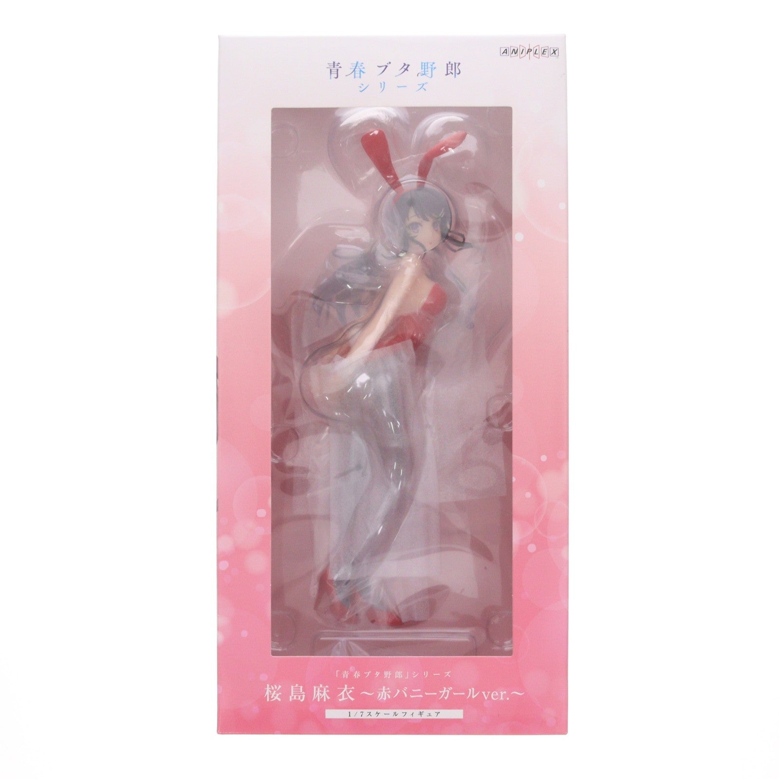 【中古即納】[FIG] 桜島麻衣～赤バニーガールver.～(さくらじままい) 青春ブタ野郎はバニーガール先輩の夢を見ない 1/7 完成品 フィギュア(SET-MD24-1436001) アニプレックス(20260131)
