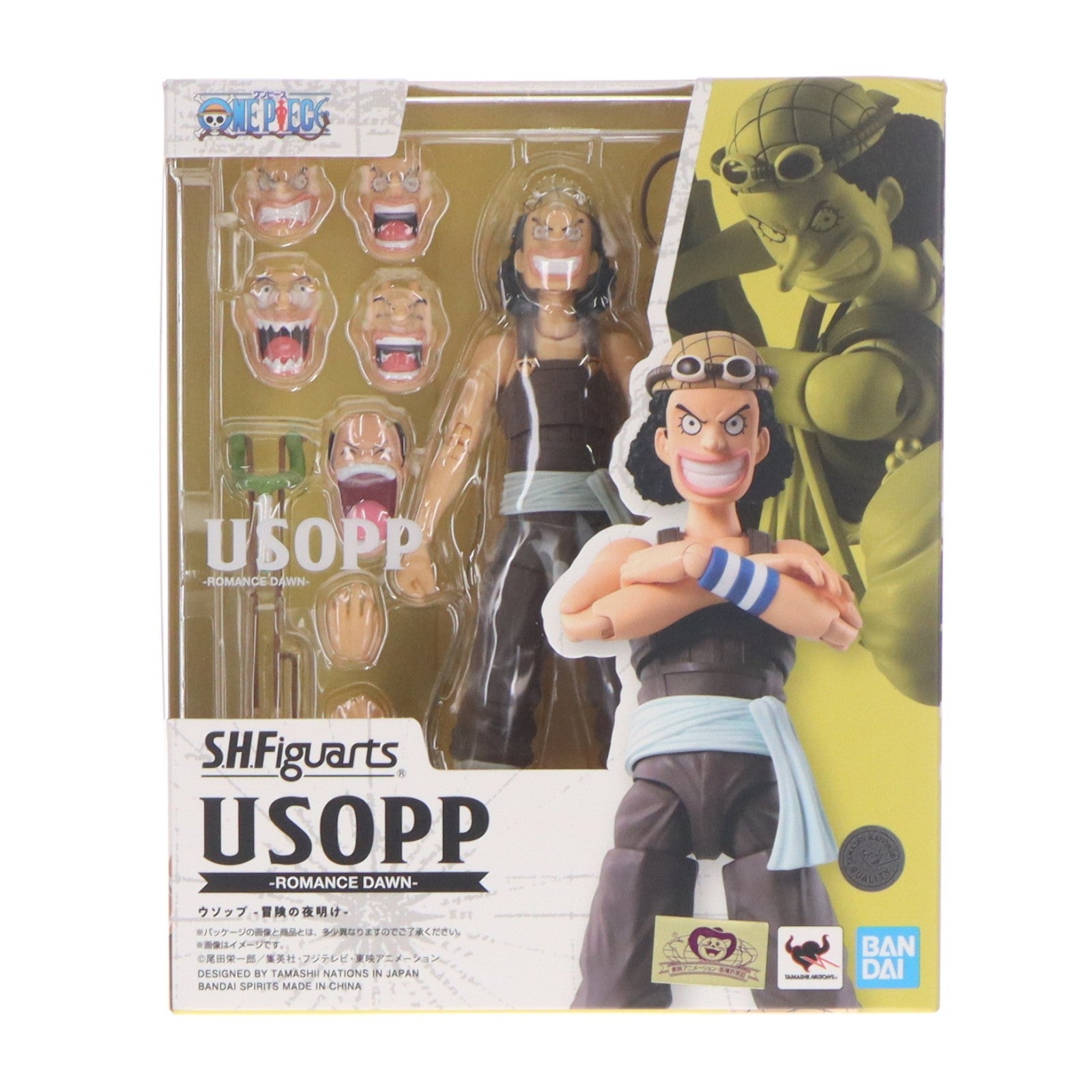 【中古即納】[FIG] S.H.Figuarts(フィギュアーツ) ウソップ -冒険の夜明け- ONE PIECE(ワンピース) 完成品 可動フィギュア バンダイスピリッツ(20251220)