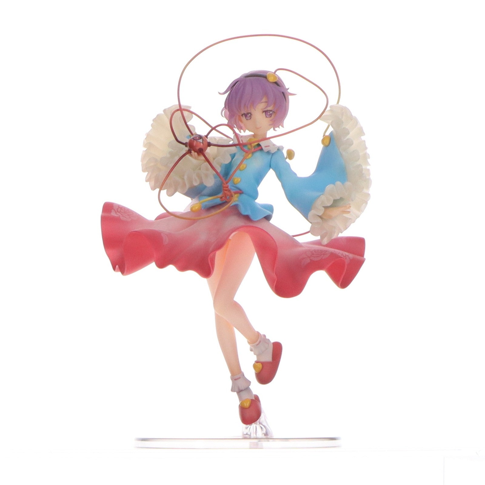 【中古即納】[FIG] 怨霊も恐れ怯む少女 古明地さとり(こめいじさとり) 東方Project 1/8 完成品 フィギュア キューズQ(20190520)
