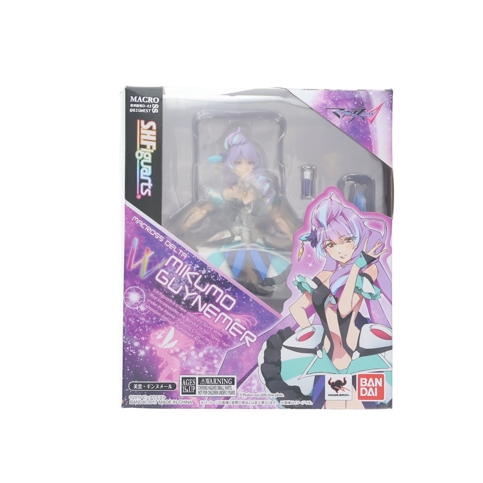【中古即納】[FIG] S.H.Figuarts(フィギュアーツ) 美雲・ギンヌメール マクロスΔ(デルタ) 完成品 可動フィギュア バンダイ(20170623)