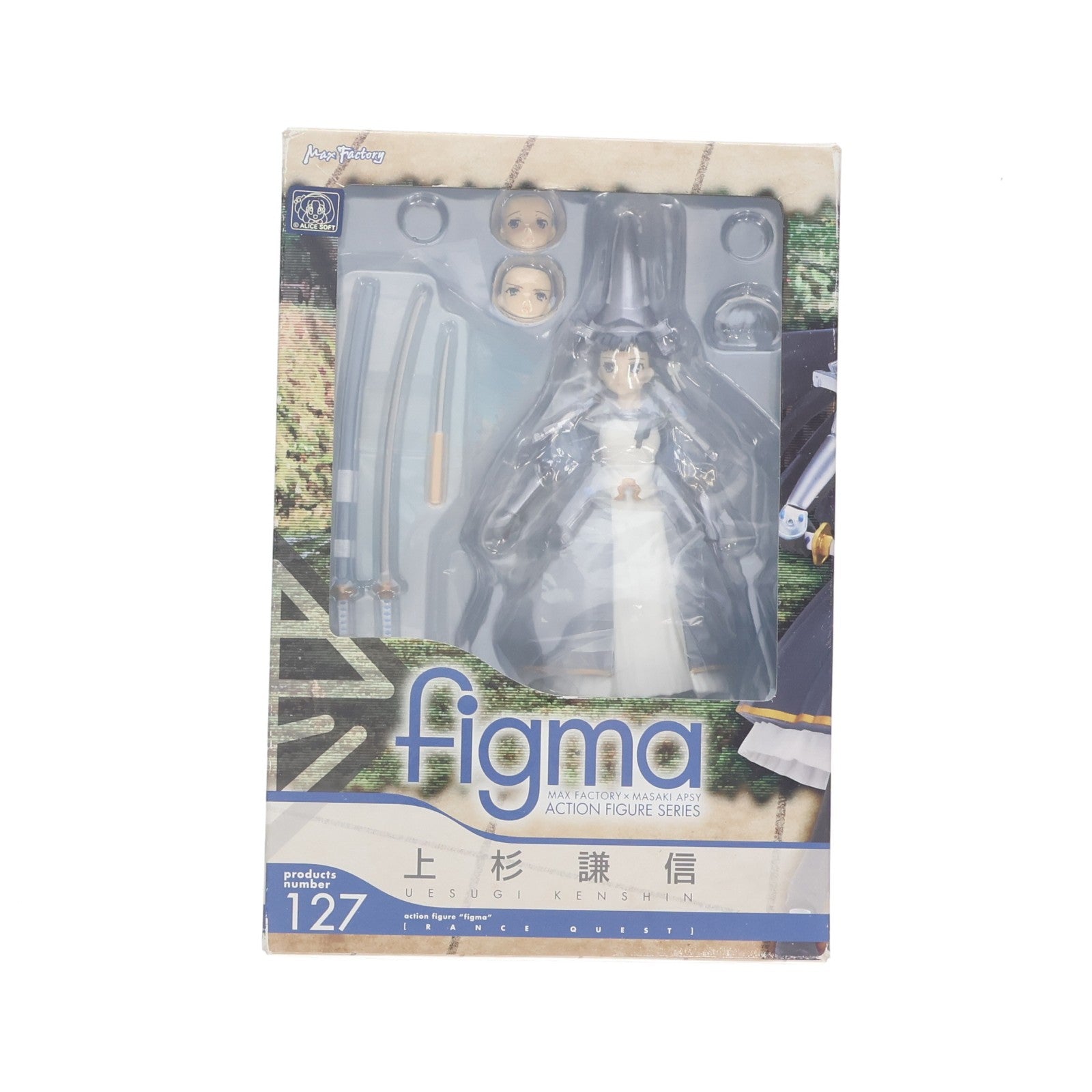 【中古即納】[FIG] figma(フィグマ) 127 上杉謙信(うえすぎけんしん) ランス・クエスト 完成品 可動フィギュア マックスファクトリー(20120331)