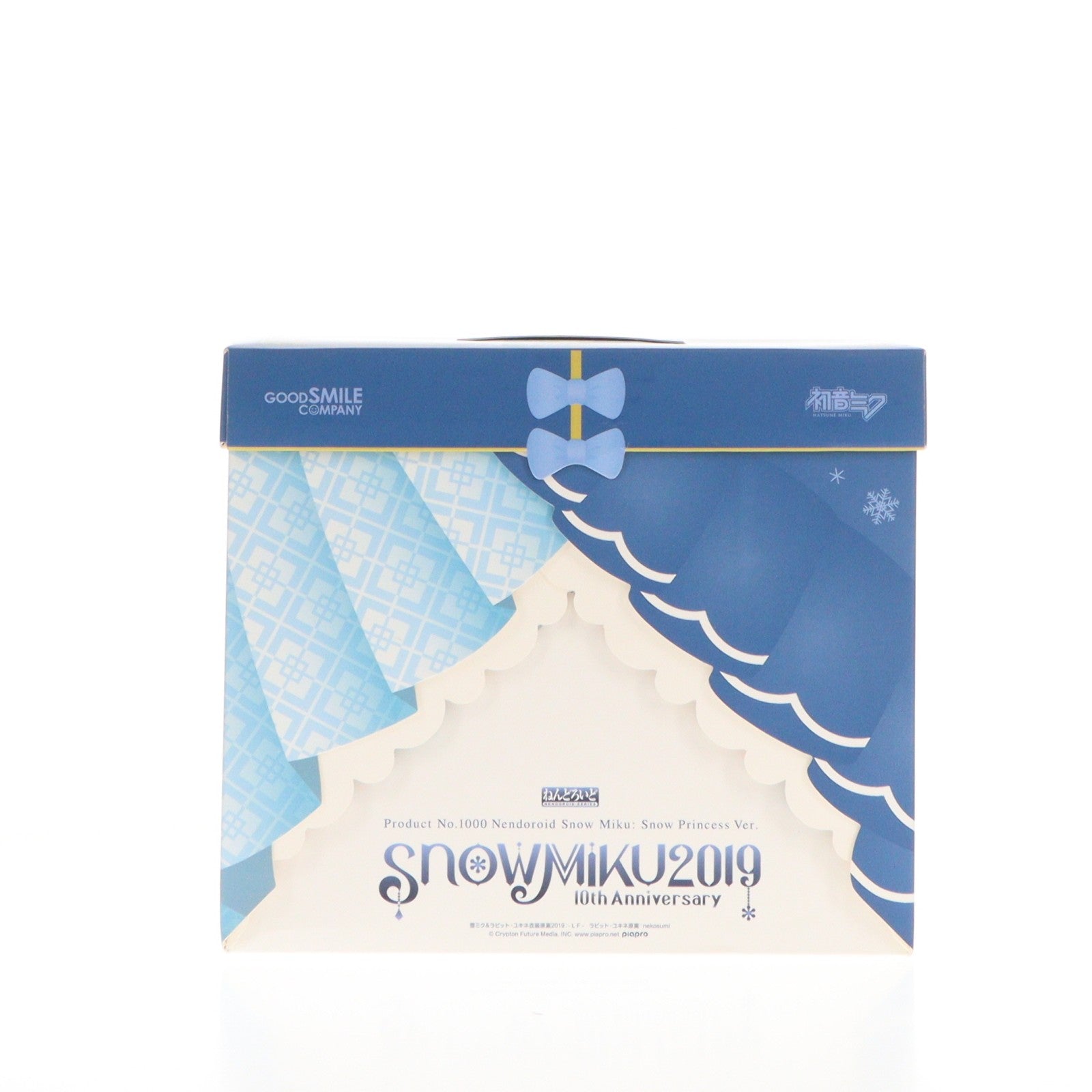 【中古即納】[FIG] ねんどろいど 1000 雪ミク Snow Princess Ver. キャラクター・ボーカル・シリーズ01 初音ミク フィギュア イベント&GOODSMILE ONLINE SHOP限定 グッドスマイルカンパニー(20190209)