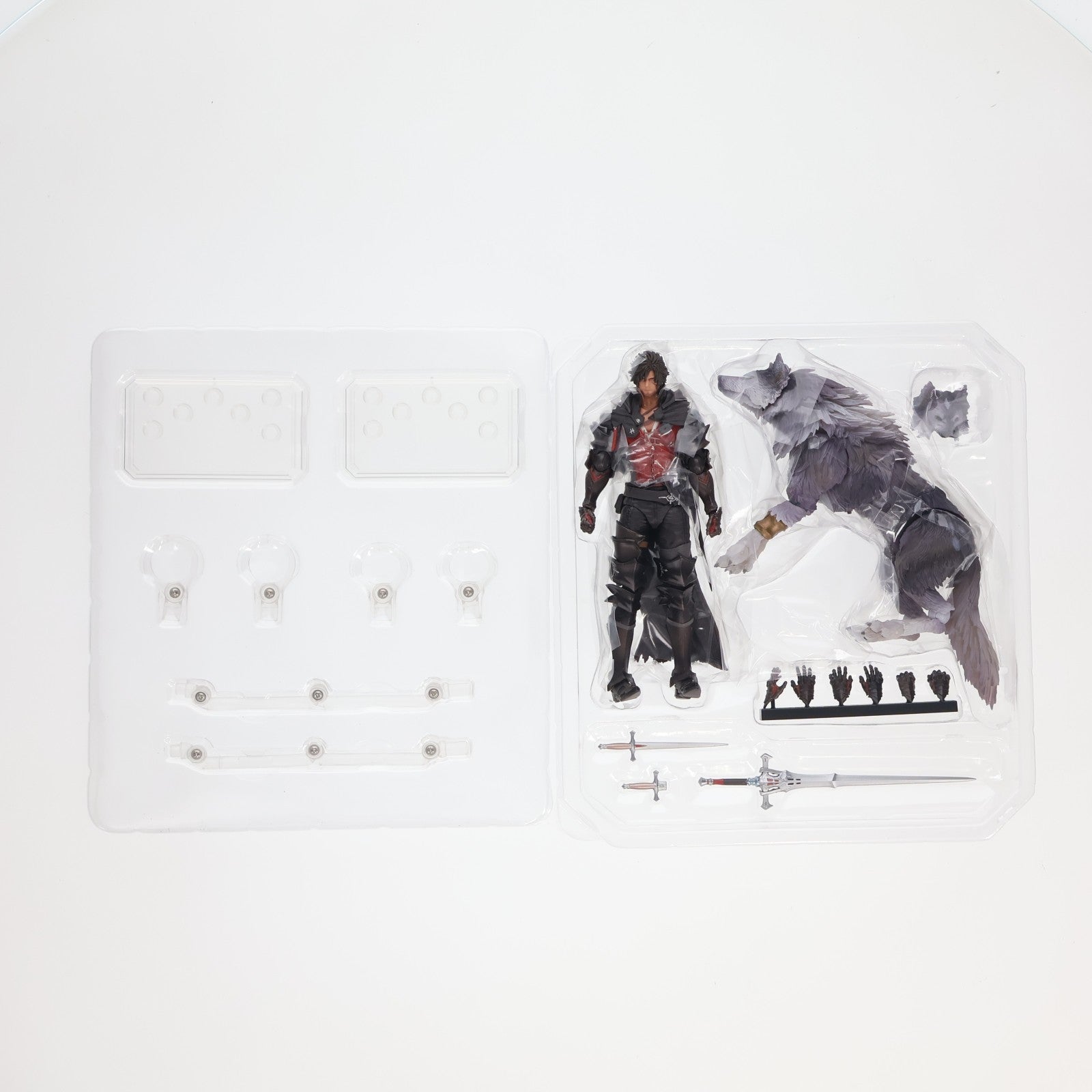 【中古即納】[FIG] BRING ARTS(ブリングアーツ) クライヴ・ロズフィールド&トルガル FINAL FANTASY XVI(ファイナルファンタジー16) 完成品 可動フィギュア スクウェア・エニックス(20240504)