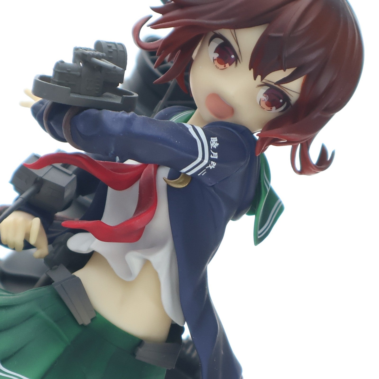 【中古即納】[FIG] 睦月改二(むつきかいに) 艦隊これくしょん -艦これ- 1/7 完成品 フィギュア ファニーナイツ(アオシマ)(20171219)