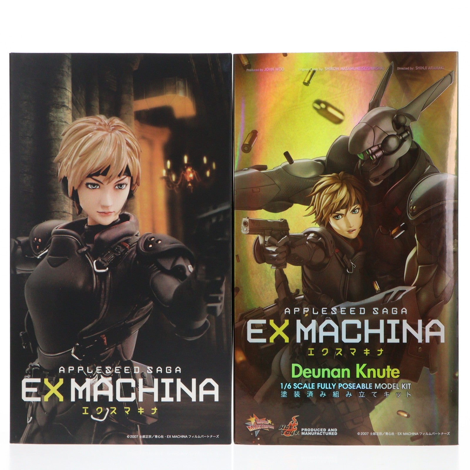【中古即納】[FIG] ムービー・マスターピース デュナン・ナッツ アップルシード -エクスマキナ- 1/6 完成品 可動フィギュア(MM#051) ホットトイズ/ブリスタースタイル(20101028)