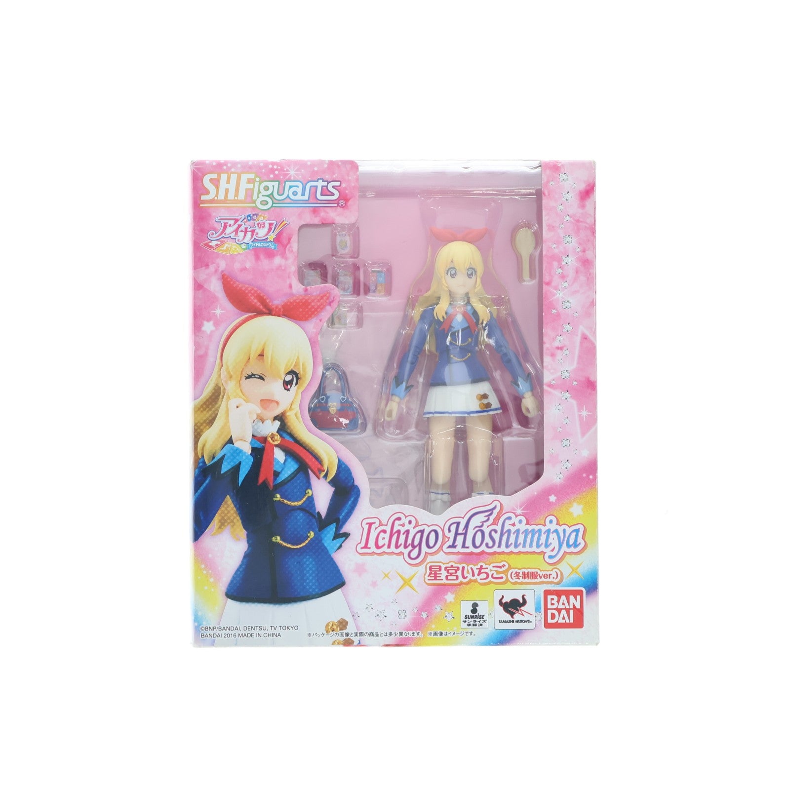 【中古即納】[FIG] S.H.Figuarts(フィギュアーツ) 星宮いちご(冬制服ver.) アイカツ! 完成品 可動フィギュア バンダイ(20160527)