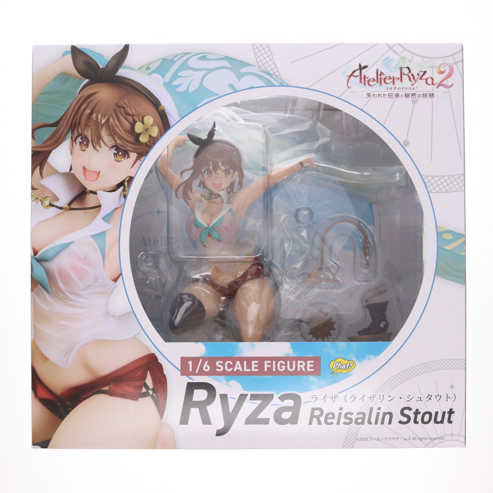 【中古即納】[FIG] ライザ(ライザリン・シュタウト) ライザのアトリエ2 ～失われた伝承と秘密の妖精～ 1/6 完成品 フィギュア Phat!(ファット・カンパニー)(20240329)