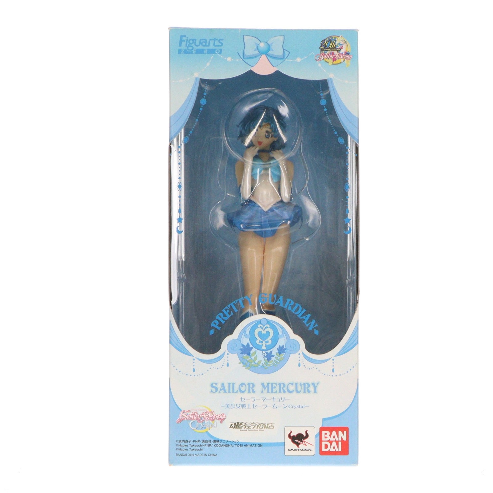 【中古即納】[FIG] 魂ウェブ商店限定 フィギュアーツZERO セーラーマーキュリー 美少女戦士セーラームーンCrystal 完成品 フィギュア バンダイ(20160331)