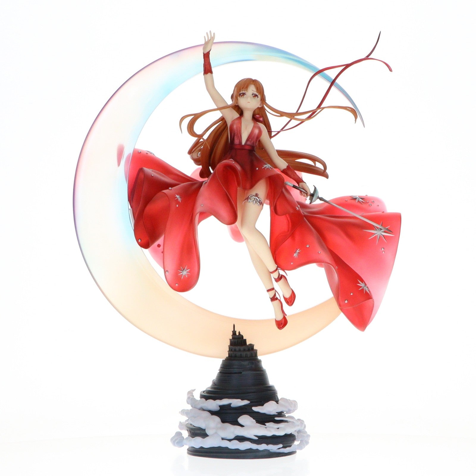 【中古即納】[FIG] eStream Store限定 アスナ Crystal Dress Ver. SHIBUYA SCRAMBLE FIGURE ソード・アート・オンライン 1/7 完成品 フィギュア eStream/アルファサテライト(20221231)