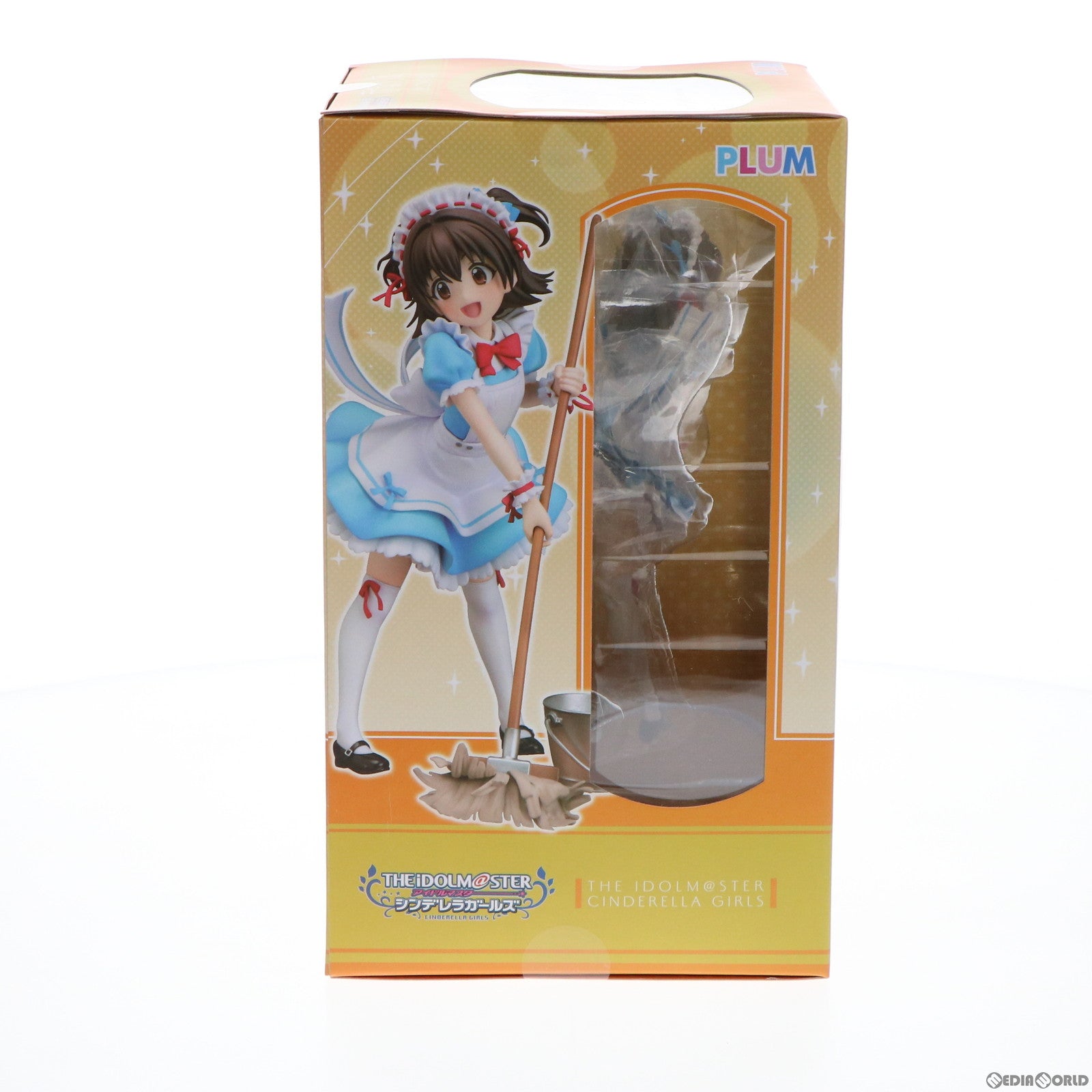 【中古即納】[FIG] PLUM直販限定特典付属 赤城みりあ[おりこうメイドさん](あかぎみりあ) アイドルマスター シンデレラガールズ 1/7 完成品 フィギュア(PF124) PLUM(プラム)(20191227)