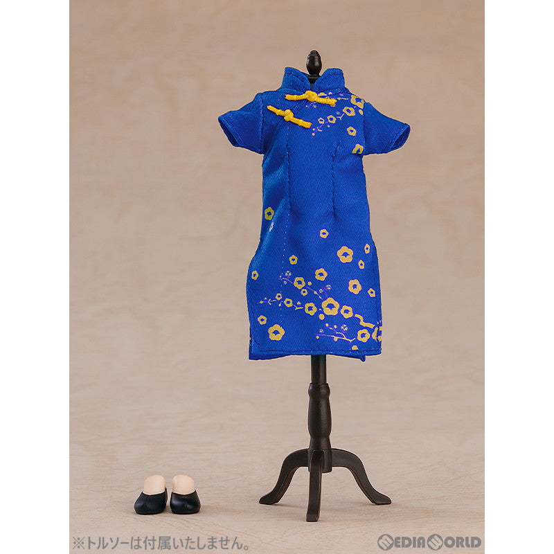 【中古即納】[FIG] ねんどろいどどーる おようふくセット チャイナドレス ブルー フィギュア用アクセサリ グッドスマイルカンパニー(20221228)