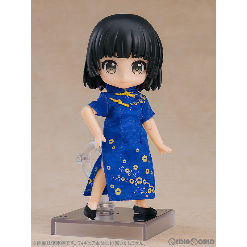 【中古即納】[FIG] ねんどろいどどーる おようふくセット チャイナドレス ブルー フィギュア用アクセサリ グッドスマイルカンパニー(20221228)