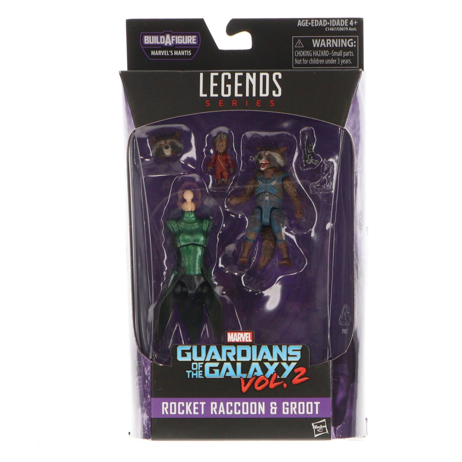【中古即納】[FIG] シリーズ2.0 ハズブロアクションフィギュア 6インチ レジェンド #02 ロケット&ベビー・グルート(映画『ガーディアンズ・オブ・ギャラクシー:リミックス』版) 完成品 可動フィギュア ハズブロ/ホットトイズ(20170603)