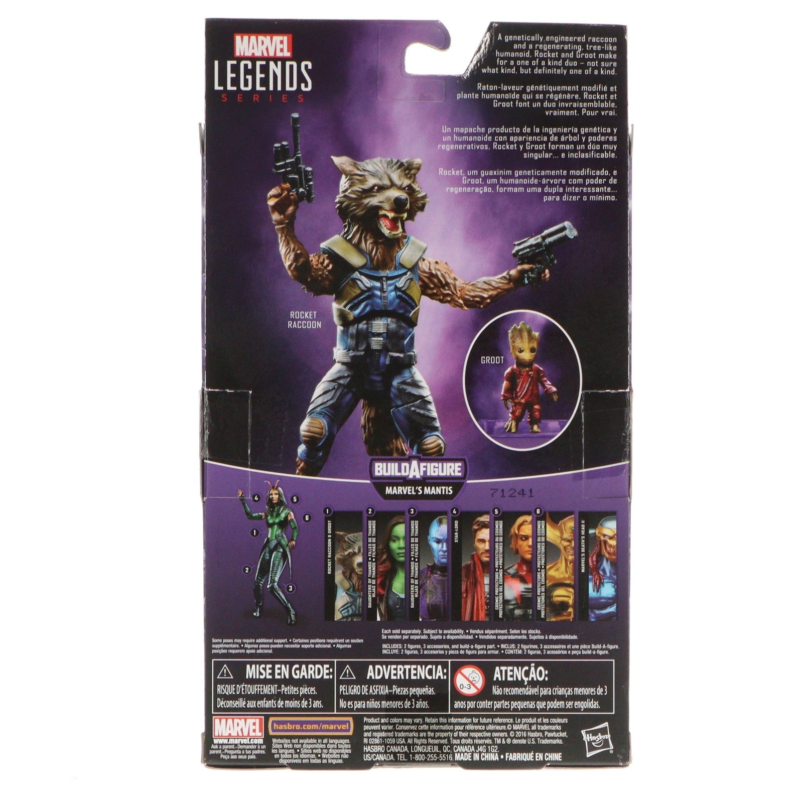 【中古即納】[FIG] シリーズ2.0 ハズブロアクションフィギュア 6インチ レジェンド #02 ロケット&ベビー・グルート(映画『ガーディアンズ・オブ・ギャラクシー:リミックス』版) 完成品 可動フィギュア ハズブロ/ホットトイズ(20170603)