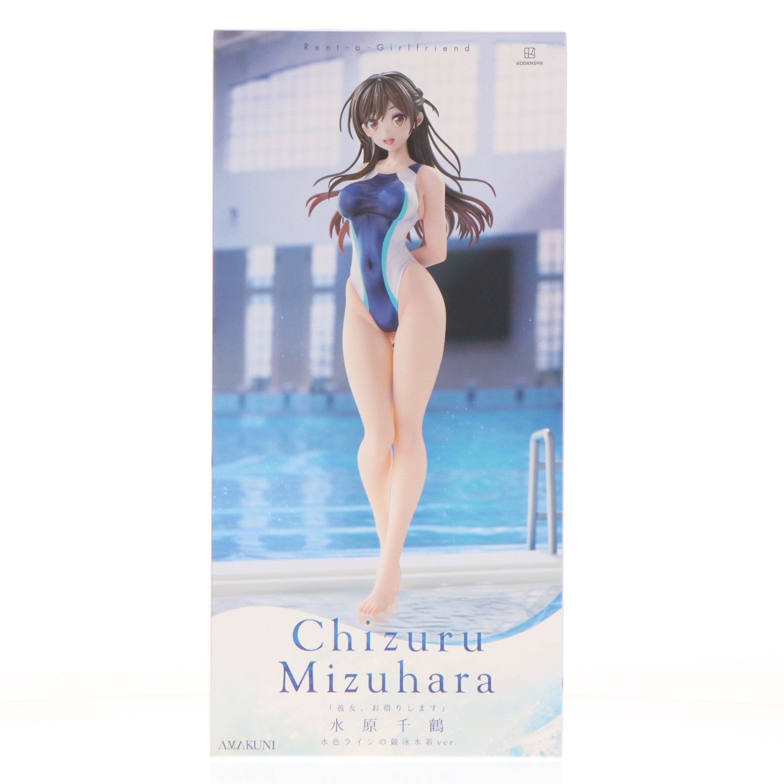 【中古即納】[FIG] 水原千鶴(みずはらちづる) 水色ラインの競泳水着Ver. 彼女、お借りします 1/7 完成品 フィギュア ホビージャパンオンラインショップ&ポストホビー厚木店限定 AMAKUNI(アマクニ)(20260331)