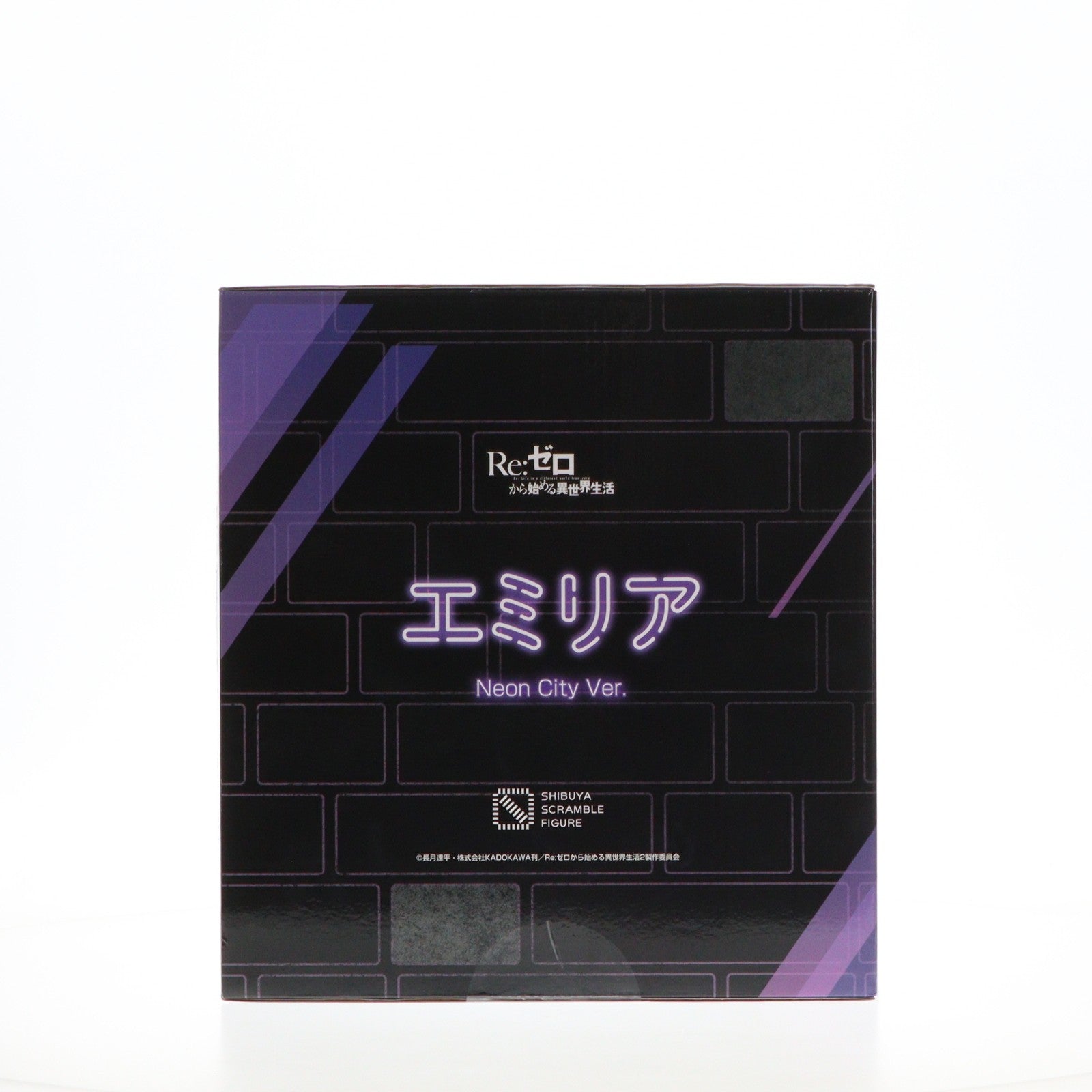 【中古即納】[FIG] 単体購入特典付属 SHIBUYA SCRAMBLE FIGURE エミリア -Neon City Ver.- Re:ゼロから始める異世界生活 1/7 完成品 フィギュア eStream Store&Amazon限定 eStream/アルファサテライト(20220630)
