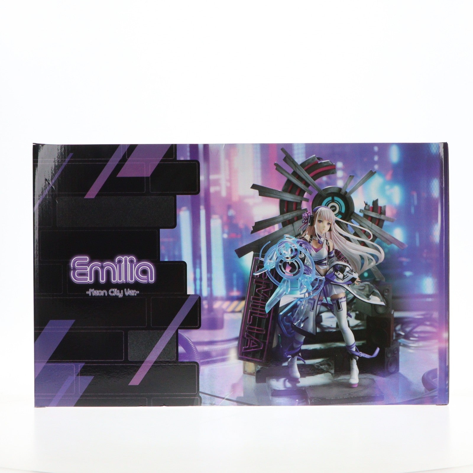 【中古即納】[FIG] 単体購入特典付属 SHIBUYA SCRAMBLE FIGURE エミリア -Neon City Ver.- Re:ゼロから始める異世界生活 1/7 完成品 フィギュア eStream Store&Amazon限定 eStream/アルファサテライト(20220630)