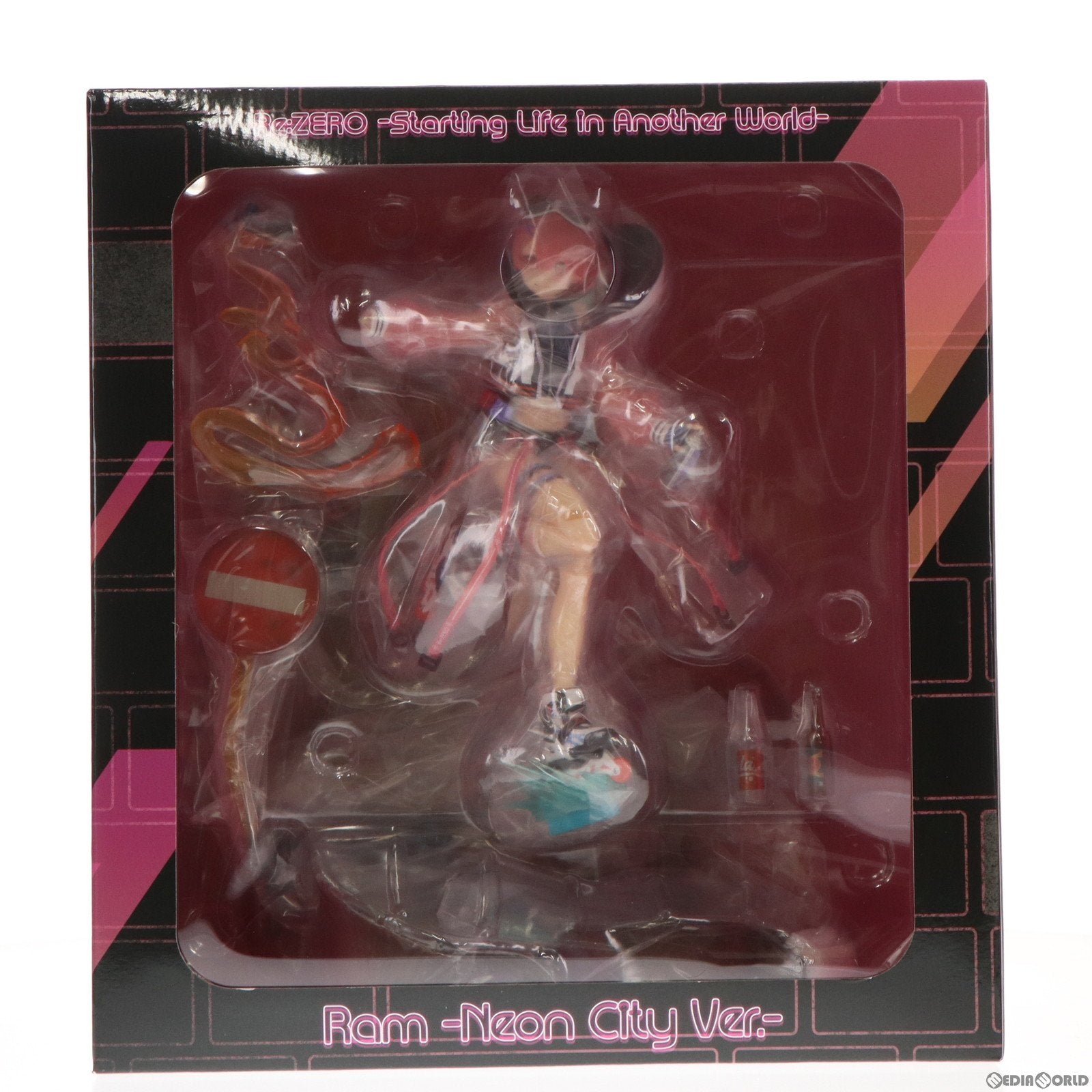 【中古即納】[FIG] 単体購入特典付属 SHIBUYA SCRAMBLE FIGURE ラム -Neon City Ver.- Re:ゼロから始める異世界生活 1/7 完成品 フィギュア eStream Store&Amazon限定 eStream/アルファサテライト(20220630)