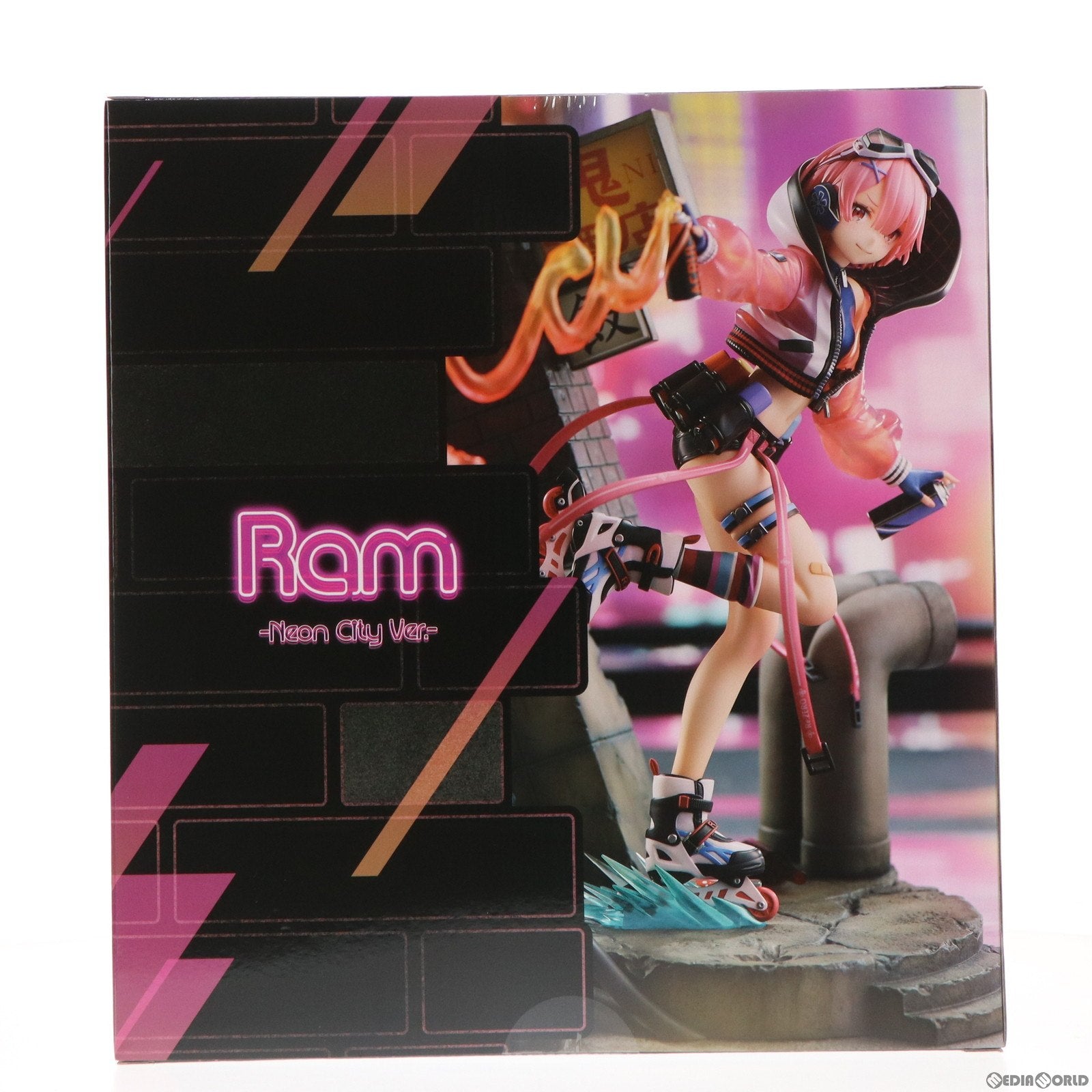 【中古即納】[FIG] 単体購入特典付属 SHIBUYA SCRAMBLE FIGURE ラム -Neon City Ver.- Re:ゼロから始める異世界生活 1/7 完成品 フィギュア eStream Store&Amazon限定 eStream/アルファサテライト(20220630)