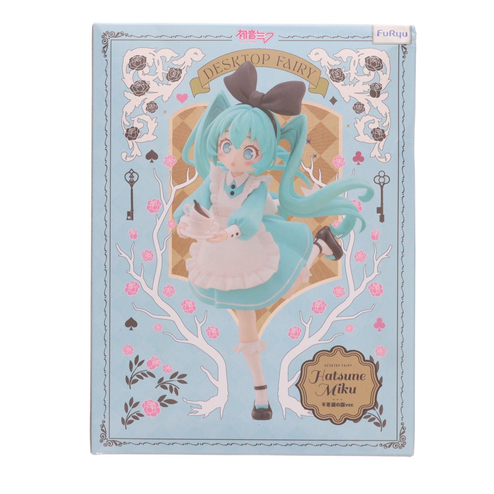 【中古即納】[FIG] デスクトップフェアリー 初音ミク 不思議の国ver. 完成品 フィギュア(AMU-TNL0147) フリュー(20260627)