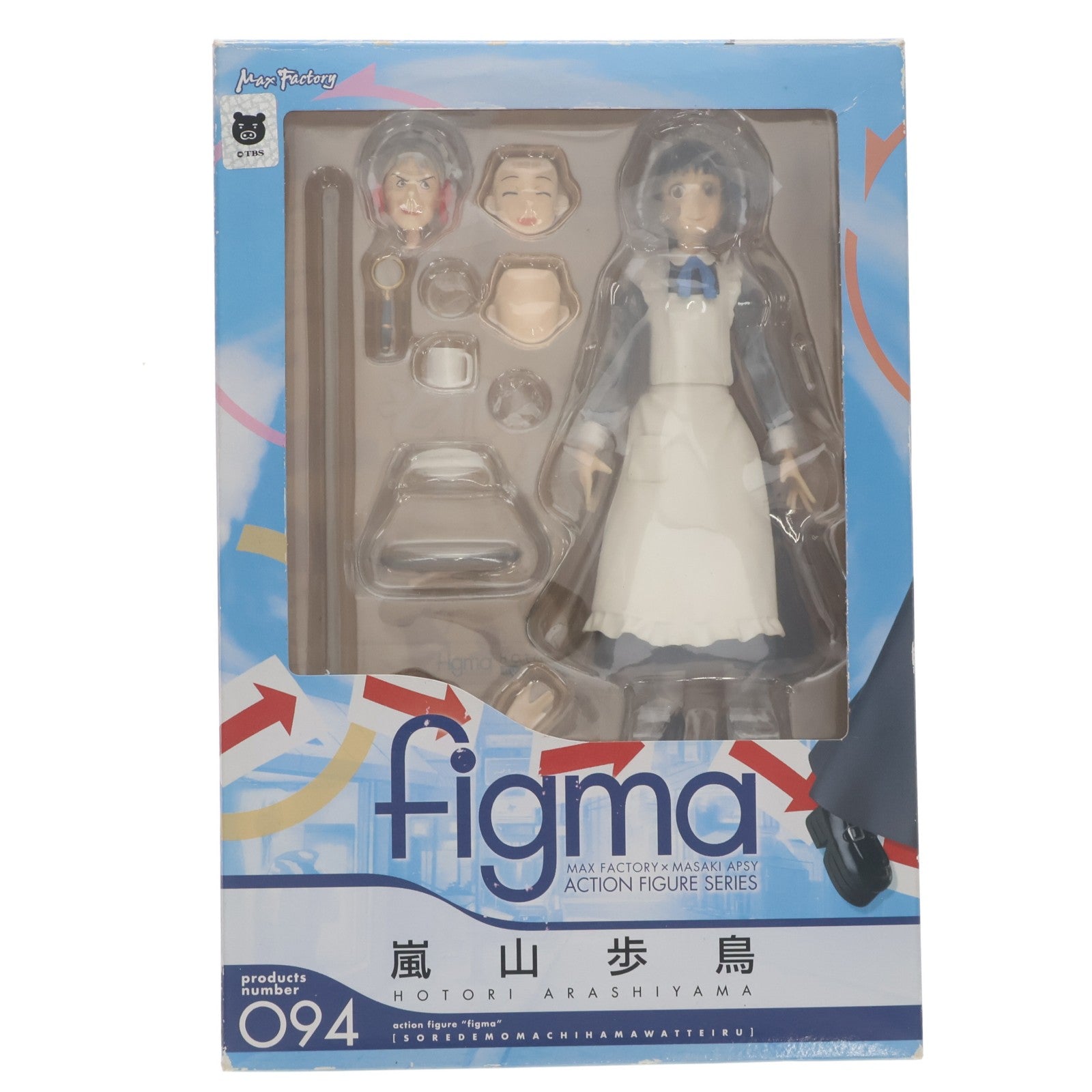 【中古即納】[FIG] figma(フィグマ) 094 嵐山歩鳥(あらしやまほとり) それでも町は廻っている 完成品 可動フィギュア マックスファクトリー(20110527)