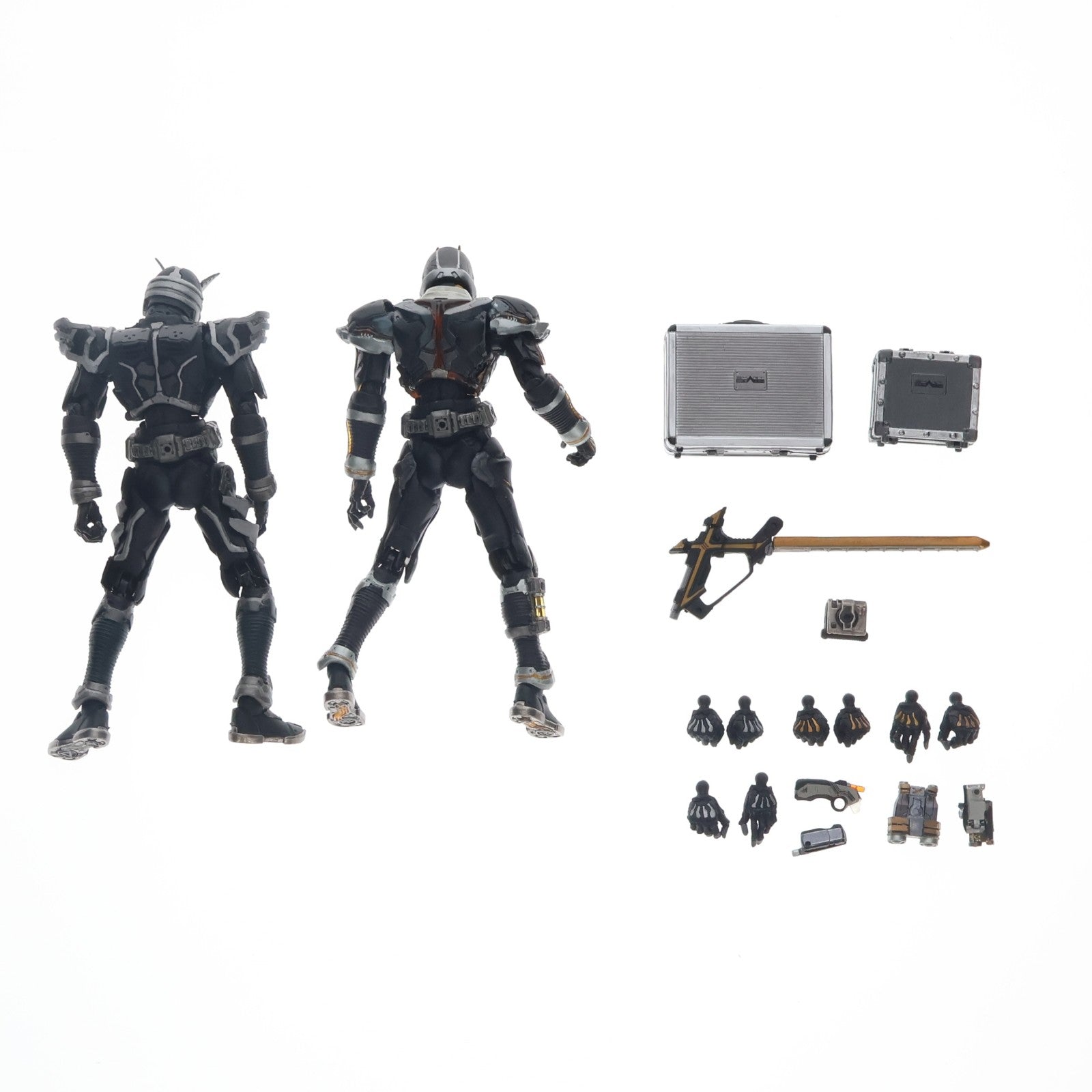 【中古即納】[FIG] S.I.C. VOL.30 仮面ライダーカイザ&仮面ライダーデルタ 仮面ライダー555(ファイズ) 完成品 可動フィギュア バンダイ(20050930)