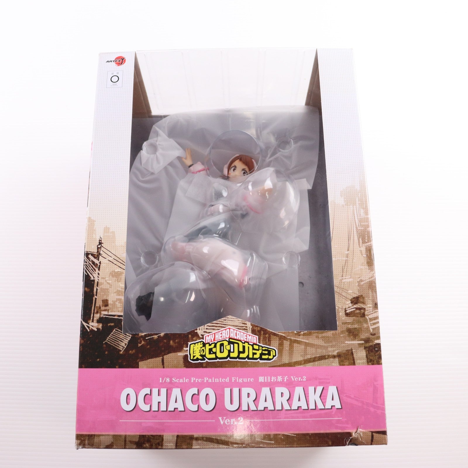 【中古即納】[FIG] ARTFX J 麗日お茶子(うららかおちゃこ) Ver.2 僕のヒーローアカデミア 1/8 完成品 フィギュア(PV040) コトブキヤ(20221214)