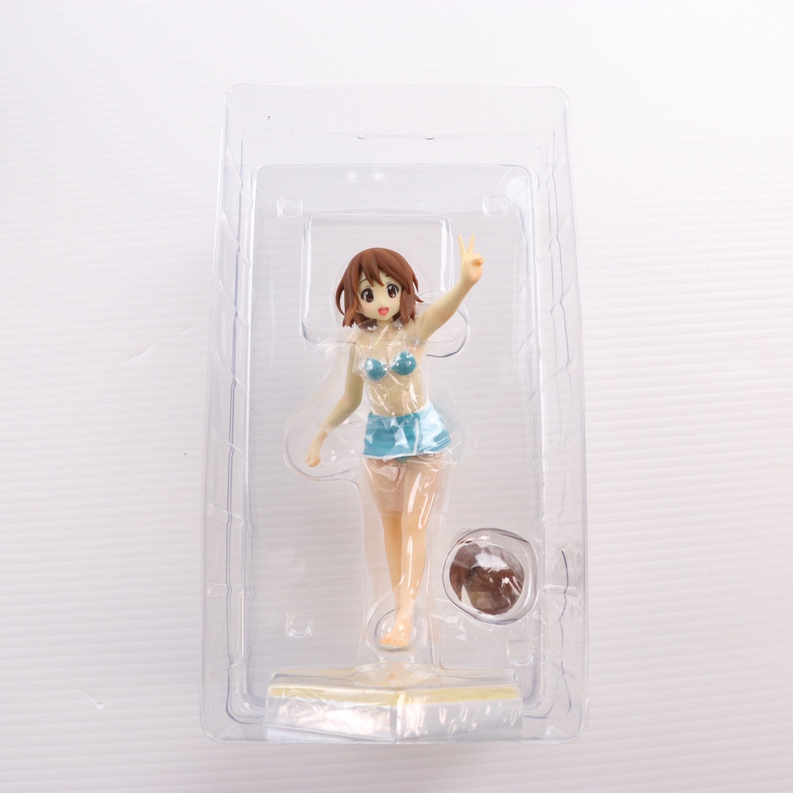 【中古即納】[FIG] BEACH QUEENS(ビーチクイーンズ) 平沢 唯(ひらさわゆい) けいおん! 1/10 完成品 フィギュア WAVE(ウェーブ)(20091226)