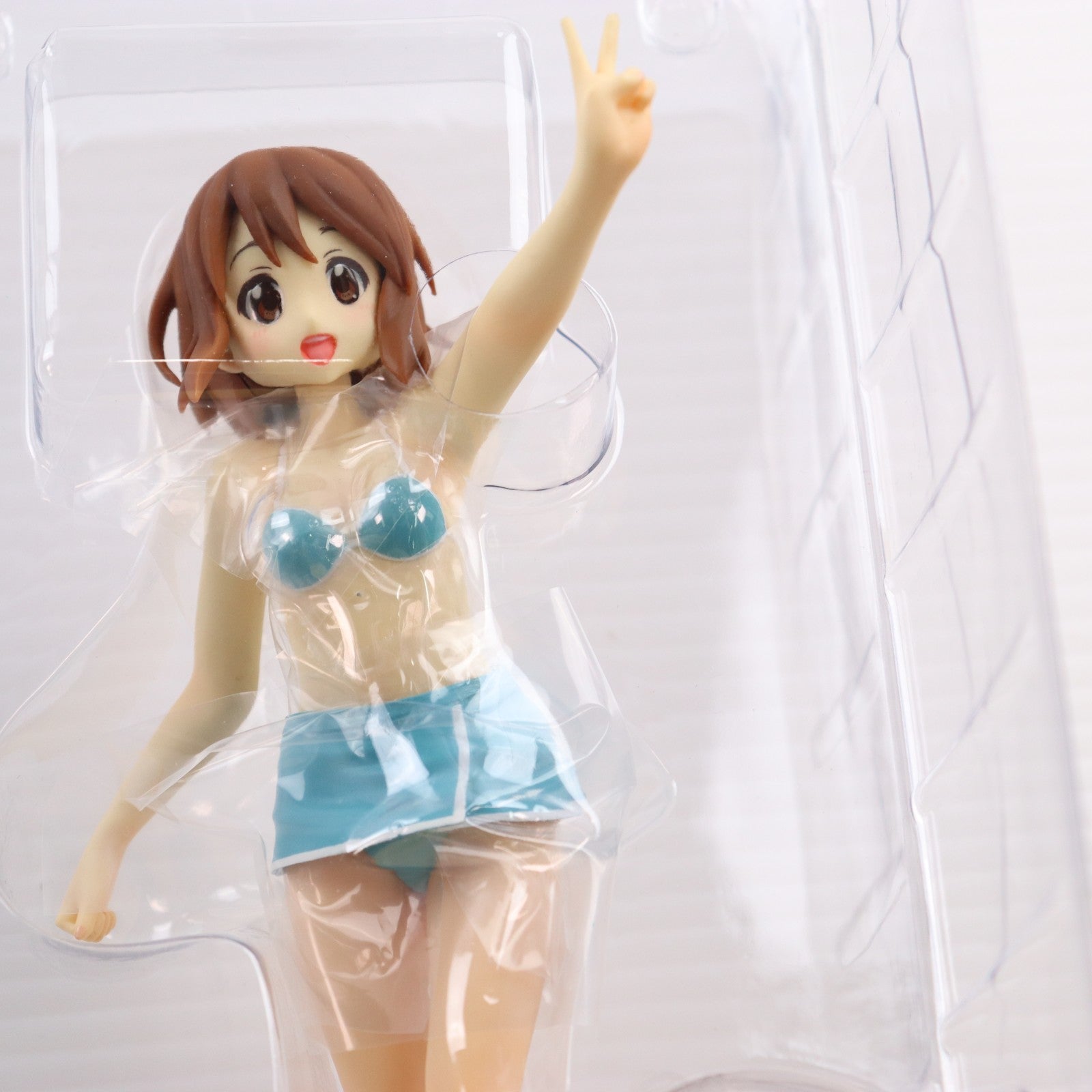 【中古即納】[FIG] BEACH QUEENS(ビーチクイーンズ) 平沢 唯(ひらさわゆい) けいおん! 1/10 完成品 フィギュア WAVE(ウェーブ)(20091226)