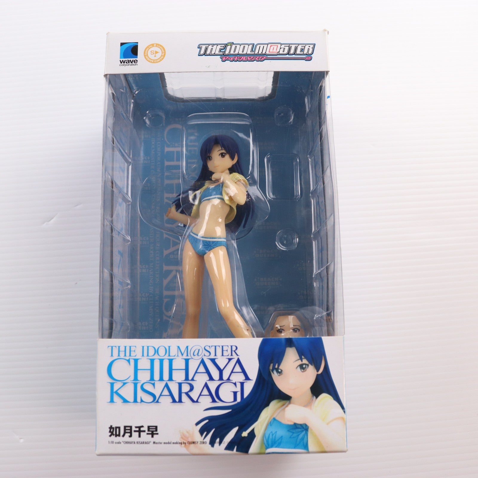 【中古即納】[FIG] BEACH QUEENS(ビーチクイーンズ) 如月千早(きさらぎちはや) アイドルマスター(THE IDOLM@STER) 1/10 完成品 フィギュア(NF-156) ウェーブ(WAVE)(20111122)