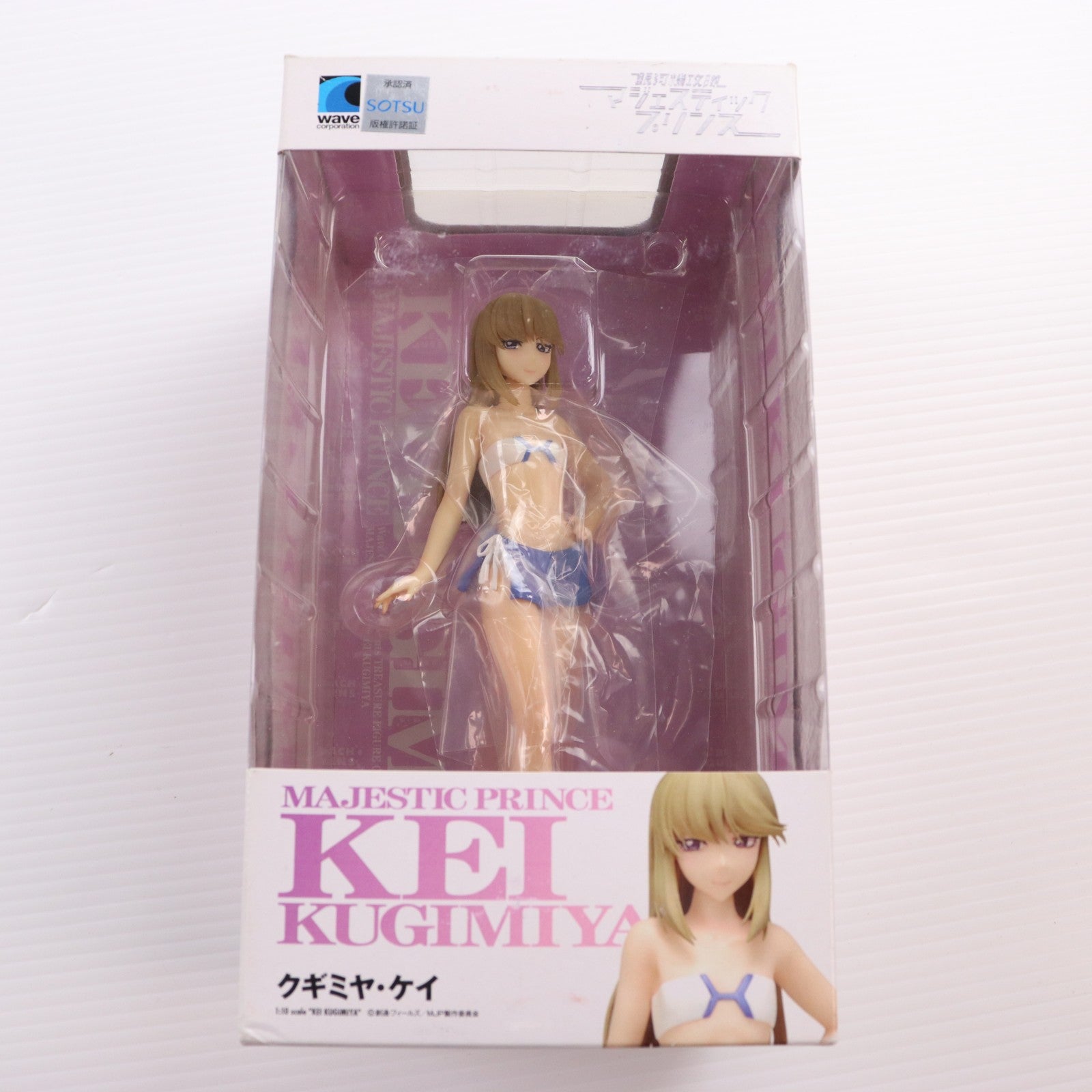 【中古即納】[FIG] BEACH QUEENS(ビーチクイーンズ) クギミヤ・ケイ 銀河機攻隊マジェスティックプリンス 1/10 完成品 フィギュア ウェーブ(WAVE)(20140919)