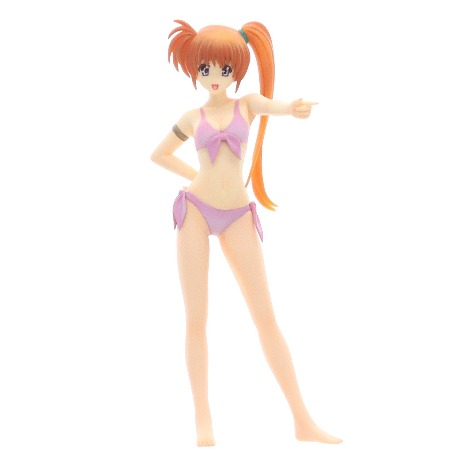 【中古即納】[FIG] BEACH QUEENS(ビーチクイーンズ) 高町なのは(たかまちなのは) 魔法少女リリカルなのはStrikerS(ストライカーズ) 1/10 完成品 フィギュア ウェーブ(WAVE)(20091229)