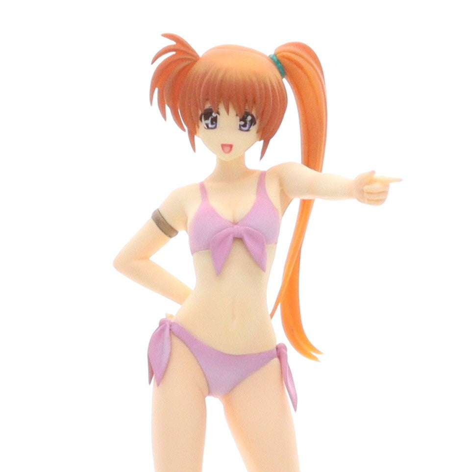 【中古即納】[FIG] BEACH QUEENS(ビーチクイーンズ) 高町なのは(たかまちなのは) 魔法少女リリカルなのはStrikerS(ストライカーズ) 1/10 完成品 フィギュア ウェーブ(WAVE)(20091229)