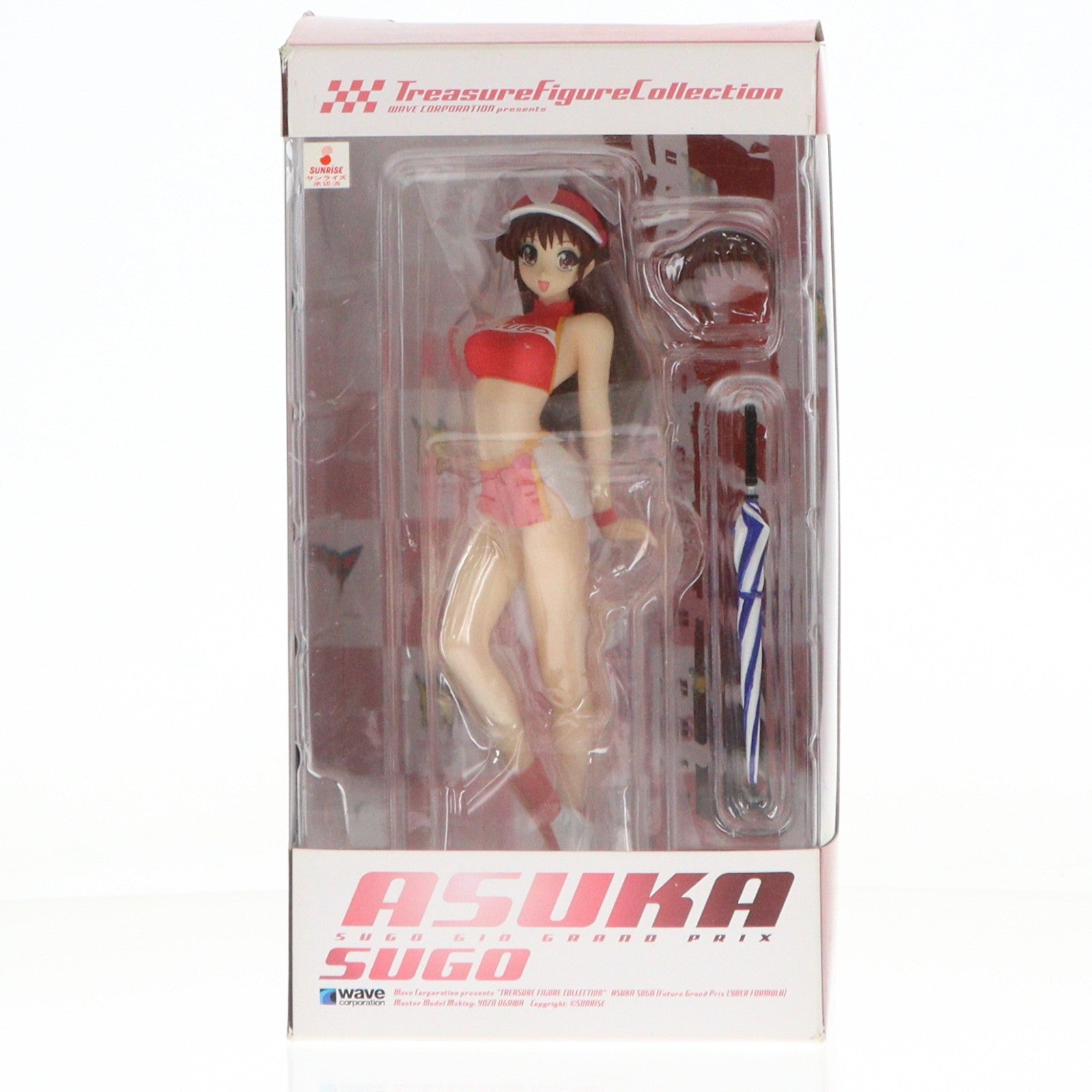 【中古即納】[FIG] トレジャーフィギュアコレクション 菅生あすか(すごうあすか) リニューアル版 新世紀GPXサイバーフォーミュラ 1/10 完成品 フィギュア ウェーブ(WAVE)(20120525)
