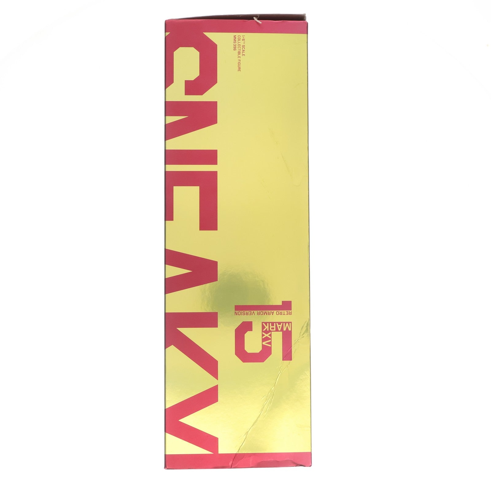 【中古即納】[FIG] ムービー・マスターピース アイアンマン・マーク15(スニーキー/レトロアーマー版) アイアンマン3 1/6 完成品 可動フィギュア(MM#396) ホットトイズ(20170505)