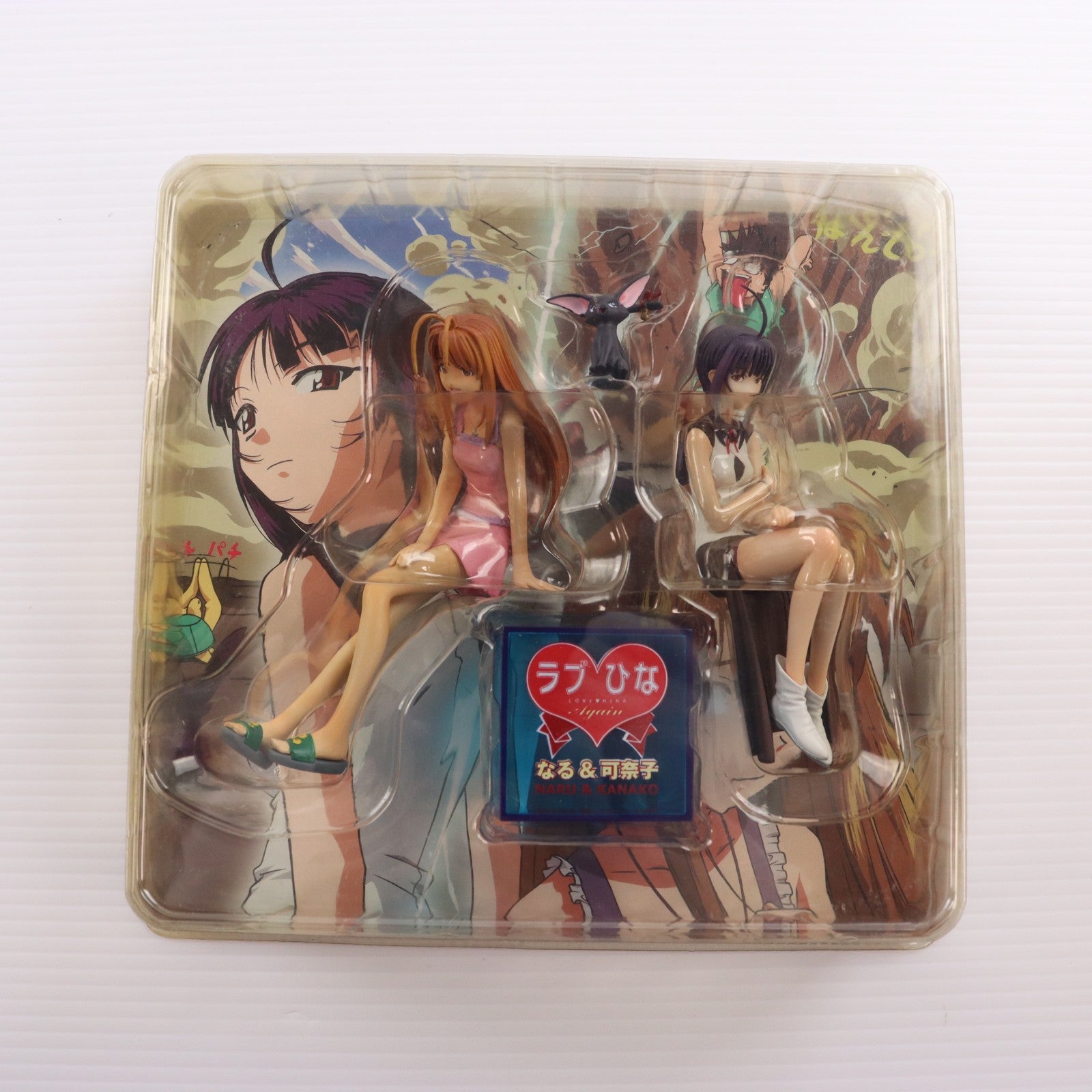 【中古即納】[FIG] 成瀬川なる&浦島可南子(なるせがわなる&うらしまかなこ) ラブひな Again 初回版全巻購入者特典 完成品 フィギュア ツクダオリジナル(20020126)