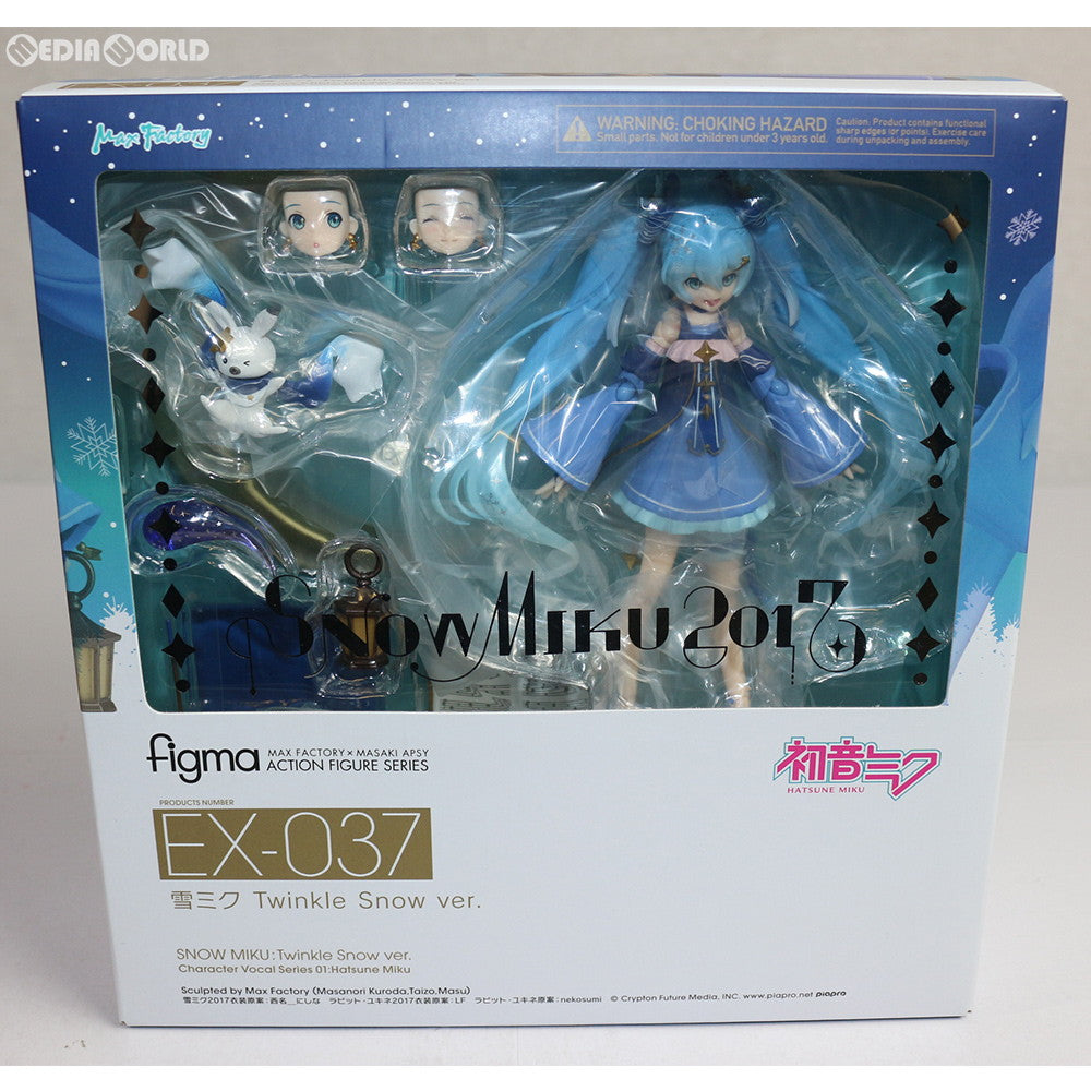 【中古即納】[FIG] figma(フィグマ) EX-037 雪ミク Twinkle Snow ver. キャラクター・ボーカル・シリーズ01 初音ミク 完成品 可動フィギュア ワンフェス2017冬限定 マックスファクトリー(20170219)